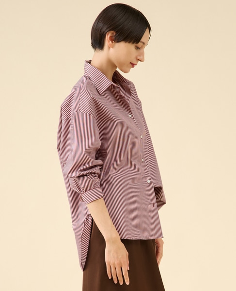 Essential スタンダードシャツ 詳細画像 ストライプ 2