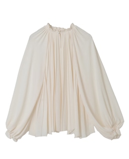 プリーツブラウス