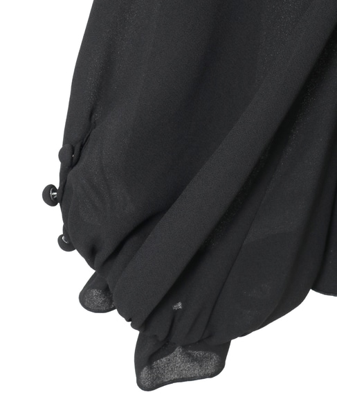 プリーツブラウス 詳細画像 ブラック 15