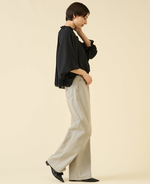 プリーツブラウス 詳細画像 ブラック 9