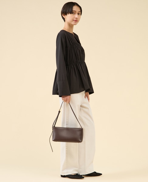 モダールシルクティアードブラウス 詳細画像 ブラック 13