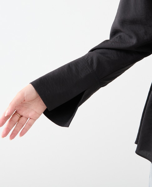 モダールシルクティアードブラウス 詳細画像 ブラック 18