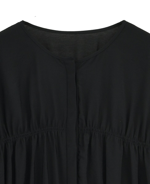 モダールシルクティアードブラウス 詳細画像 ブラック 21