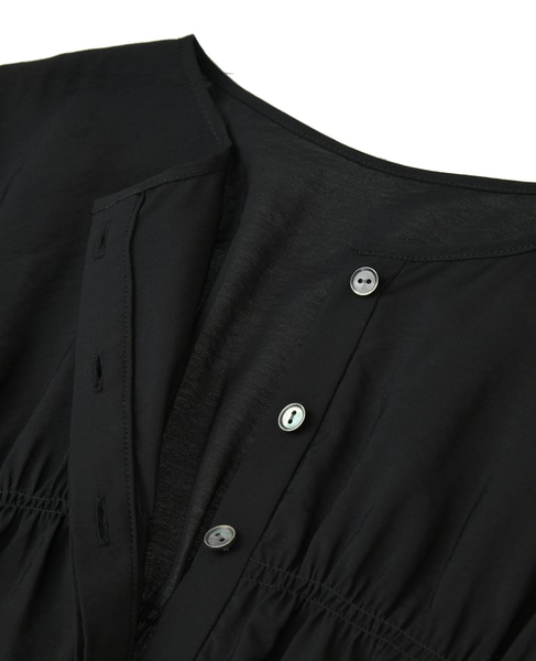 モダールシルクティアードブラウス 詳細画像 ブラック 24