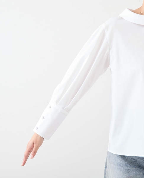 ボートネックブラウス 詳細画像 ホワイト 12