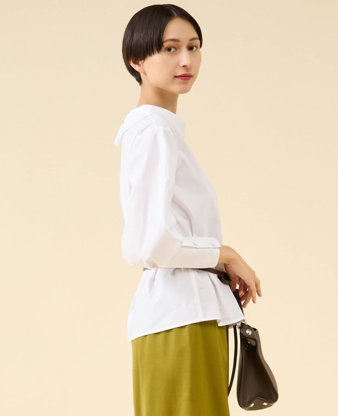 ボートネックブラウス 詳細画像 ホワイト 2