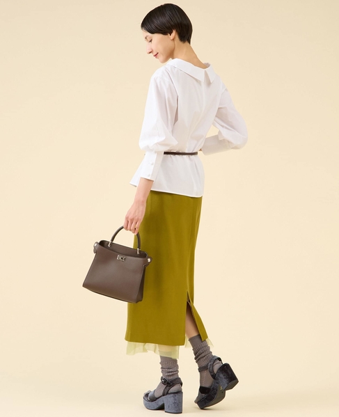 ボートネックブラウス 詳細画像 ホワイト 6