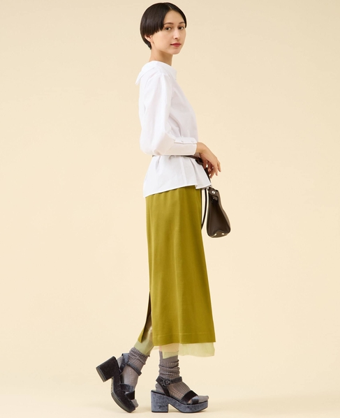 ボートネックブラウス 詳細画像 ホワイト 8