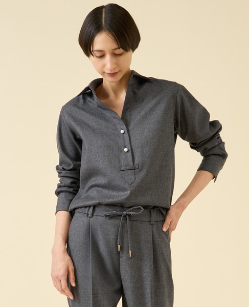 《定番》サキソニーパールスキッパー 詳細画像 グレー 1