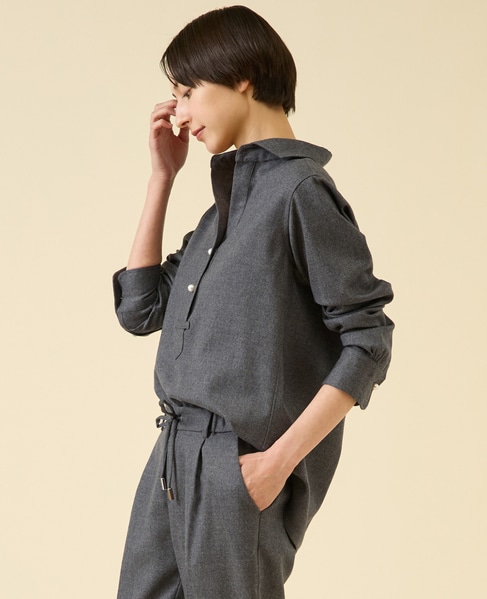 《定番》サキソニーパールスキッパー 詳細画像 グレー 3