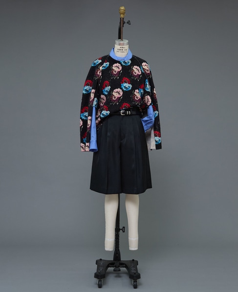 【l’heritage martinique/レリタージュ マルティニーク】トマスメイソン フェイクレイヤードシャツ 詳細画像 サックスストライプ 12