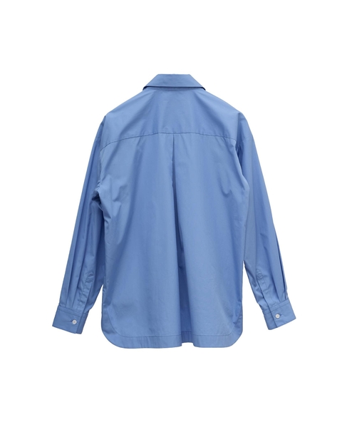 【l’heritage martinique/レリタージュ マルティニーク】トマスメイソン フェイクレイヤードシャツ 詳細画像 サックスストライプ 2