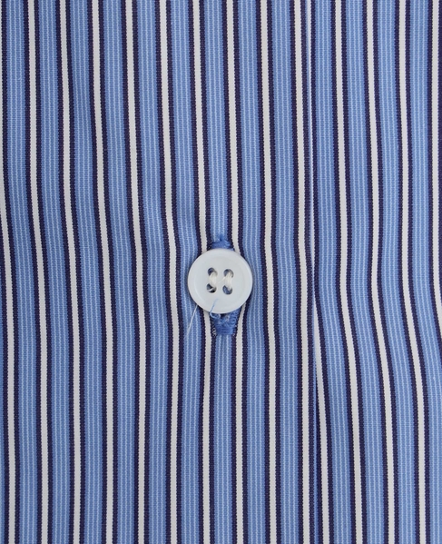 【l’heritage martinique/レリタージュ マルティニーク】トマスメイソン フェイクレイヤードシャツ 詳細画像 サックスストライプ 9