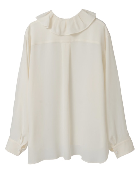 アシンメトリーカラーブラウス 詳細画像 オフ 2