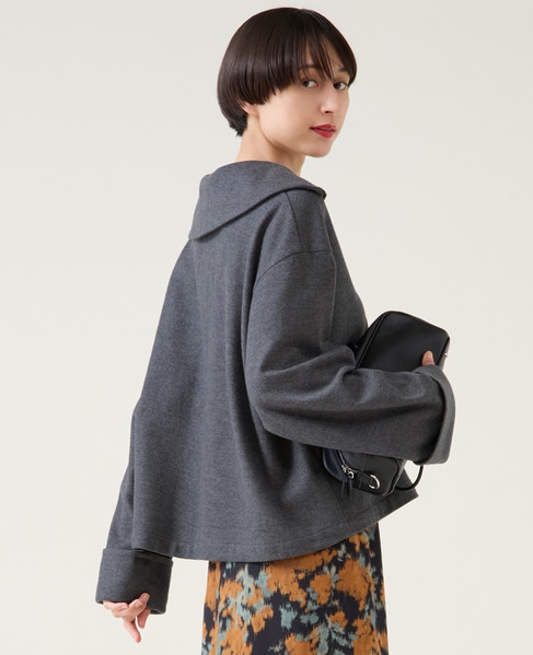 ウールジャージープルオーバー（セットアップ可） 詳細画像 グレー 2