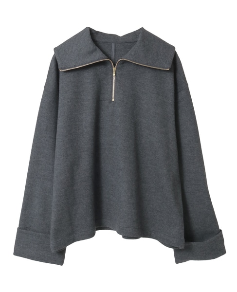 ウールジャージープルオーバー（セットアップ可） 詳細画像 グレー 9
