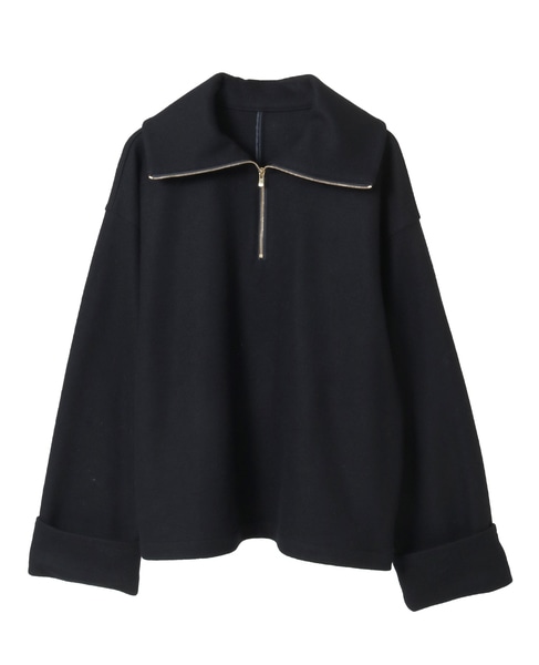 ウールジャージープルオーバー（セットアップ可） 詳細画像 ネイビー 1