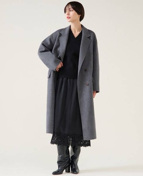 ESSENTIAL チェスターコート 詳細画像 グレー 2