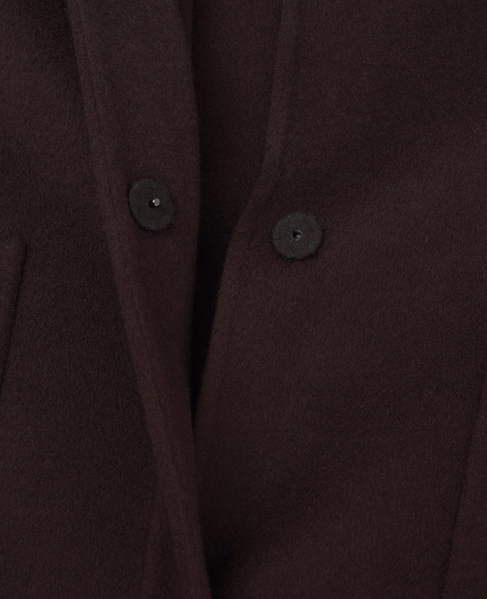《追加》ウールリバーノーカラーコート 詳細画像 ブラウン 22