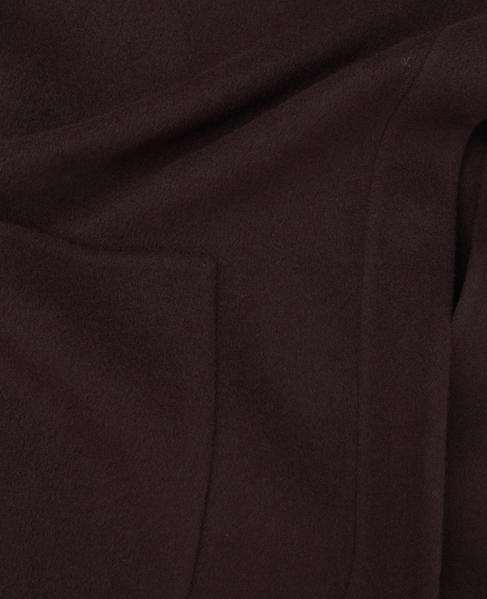 《追加》ウールリバーノーカラーコート 詳細画像 ブラウン 23