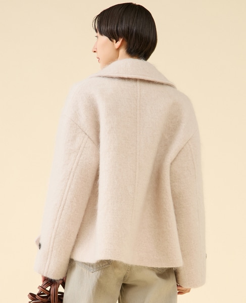 シャギーピーコート 詳細画像 オフ 3