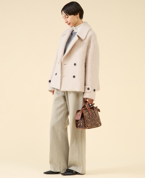 シャギーピーコート 詳細画像 オフ 5