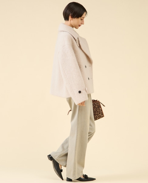 シャギーピーコート 詳細画像 オフ 7