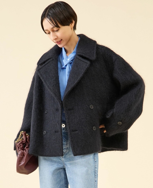 シャギーピーコート 詳細画像 ネイビー 1