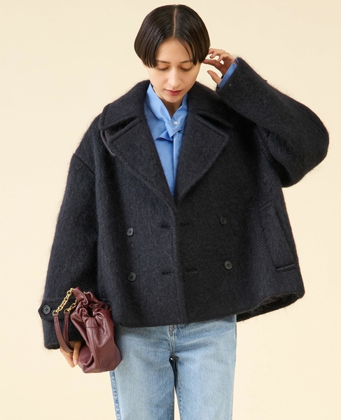 シャギーピーコート 詳細画像 ネイビー 2