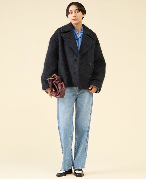 シャギーピーコート 詳細画像 ネイビー 5