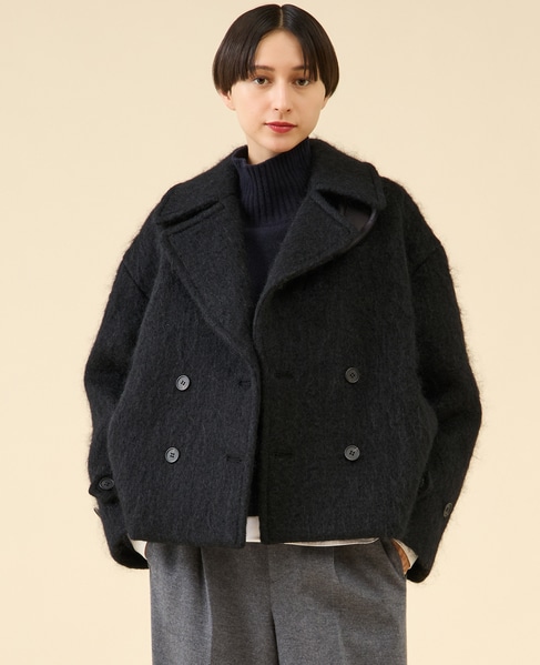 シャギーピーコート 詳細画像 ブラック 1