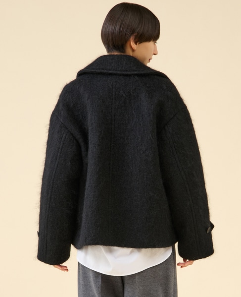 シャギーピーコート 詳細画像 ブラック 3