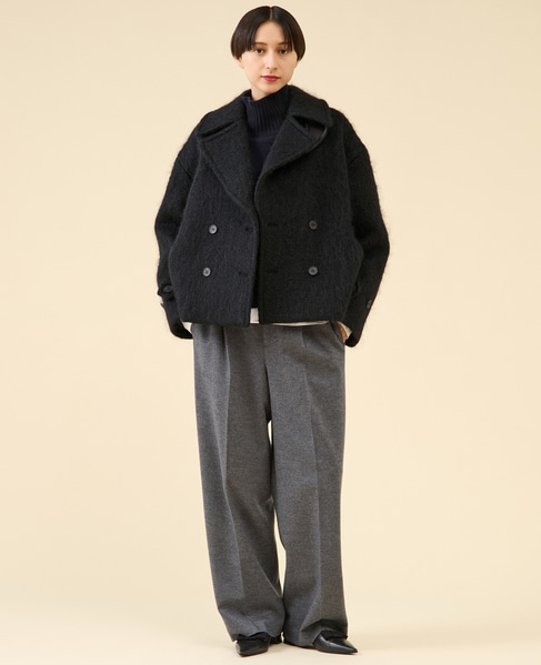 シャギーピーコート 詳細画像 ブラック 4