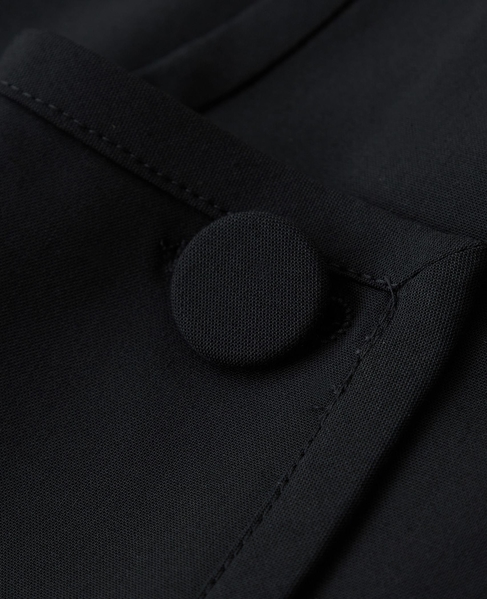 【l’heritage martinique/レリタージュ マルティニーク】T/R2WAYストレッチダブルスプレテッドジャケット（セットアップ可） 詳細画像 ブラック 8