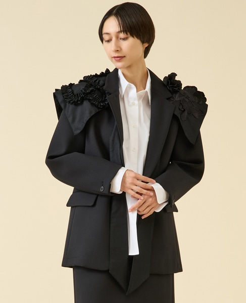 ボンディングジャケット 詳細画像 ブラック 1