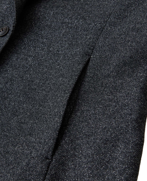 【l’heritage martinique/レリタージュ マルティニーク】ラメホームスパンテーラードジャケット（セットアップ可） 詳細画像 チャコール 9