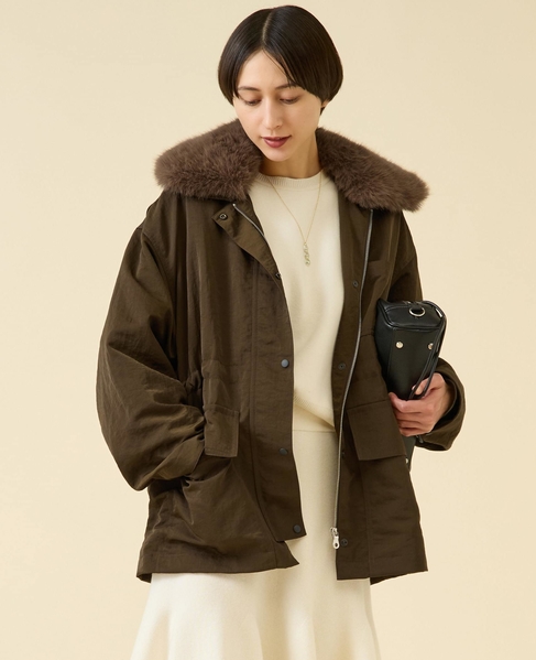 ハンティングブルゾン 詳細画像 ダークブラウン 2