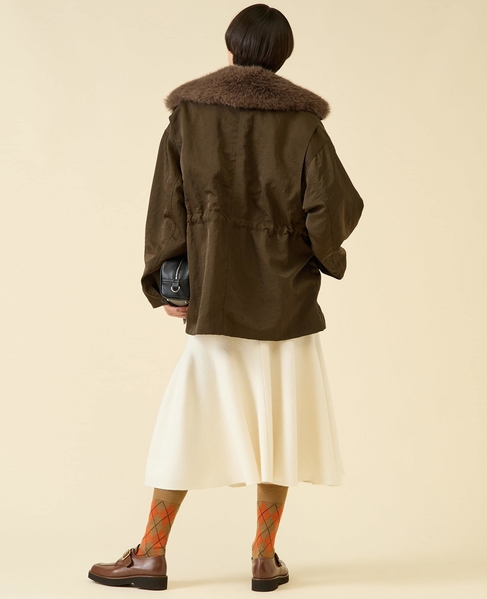 ハンティングブルゾン 詳細画像 ダークブラウン 8