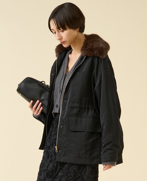 ハンティングブルゾン 詳細画像 ブラック 3