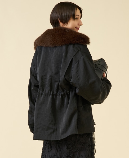 ハンティングブルゾン 詳細画像 ブラック 4