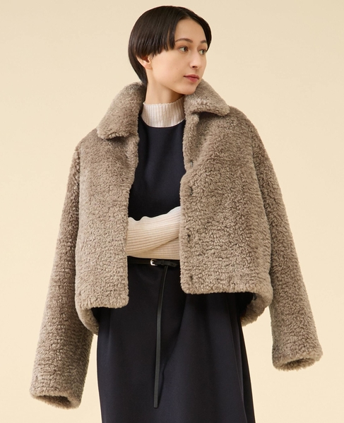 フェイクファーブルゾン 詳細画像 グレージュ 3