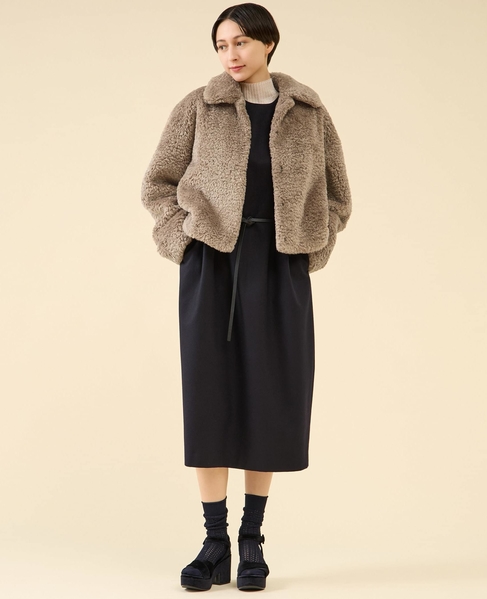 フェイクファーブルゾン 詳細画像 グレージュ 6