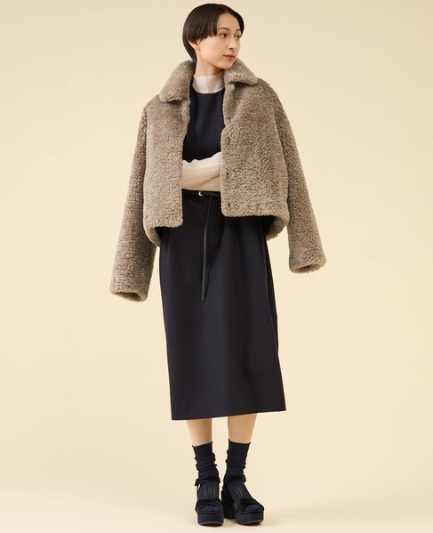 フェイクファーブルゾン 詳細画像 グレージュ 9