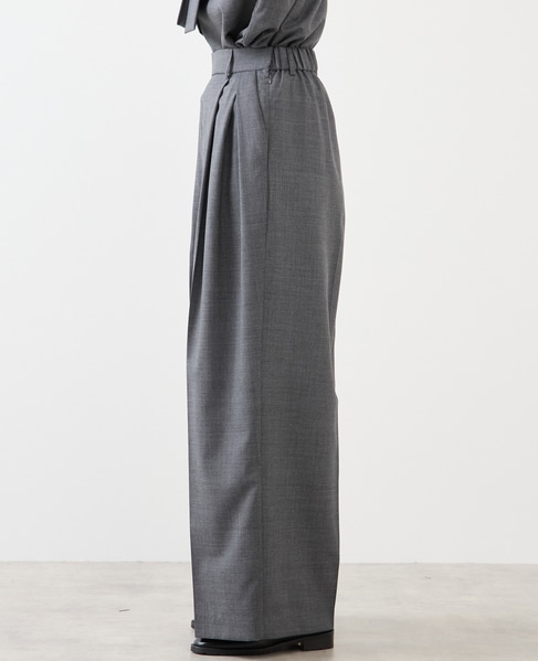 シアーウールワイドパンツ 詳細画像 グレー 10