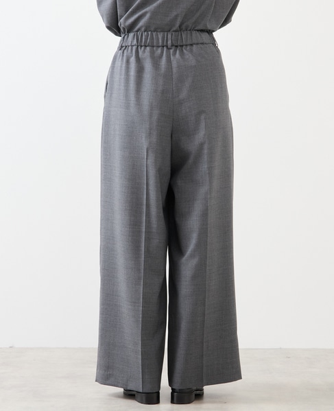 シアーウールワイドパンツ 詳細画像 グレー 11