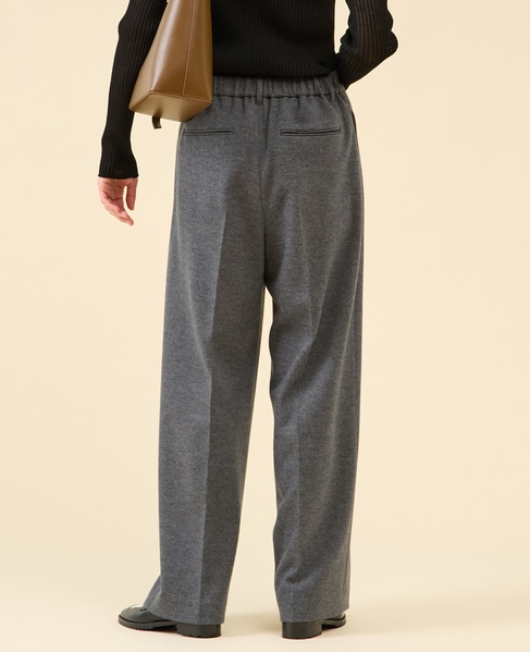 ウールジャージーワイドパンツ（セットアップ可） 詳細画像 グレー 3
