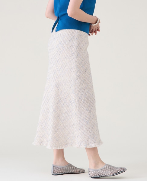 ツイードスカート（セットアップ可） 詳細画像 オフ 2