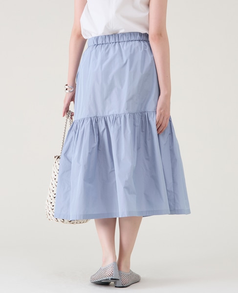 マイクロタフタティアードスカート 詳細画像 ライトブルー 3