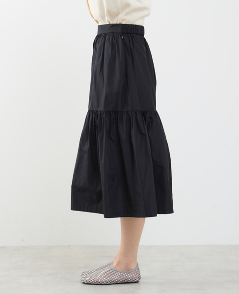 マイクロタフタティアードスカート 詳細画像 ブラック 7