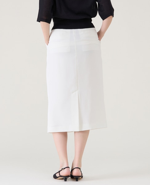 2タックスカート（セットアップ可） 詳細画像 ホワイト 2